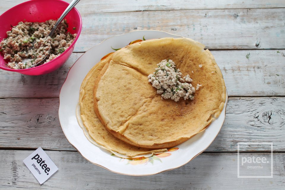 Фаршированные блинчики с мясом - Шаг 11