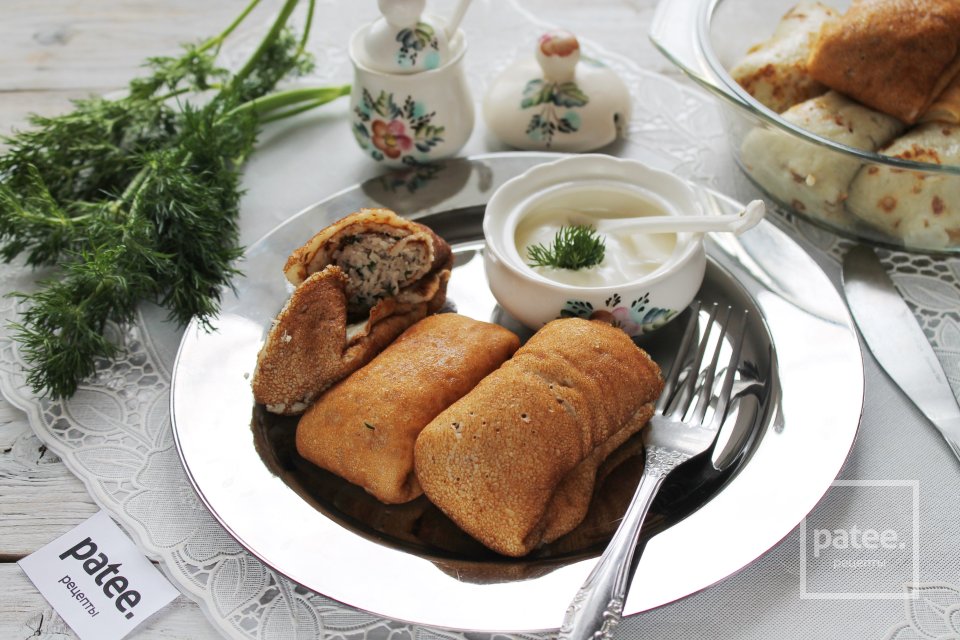 Фаршированные блинчики с мясом - Шаг 14