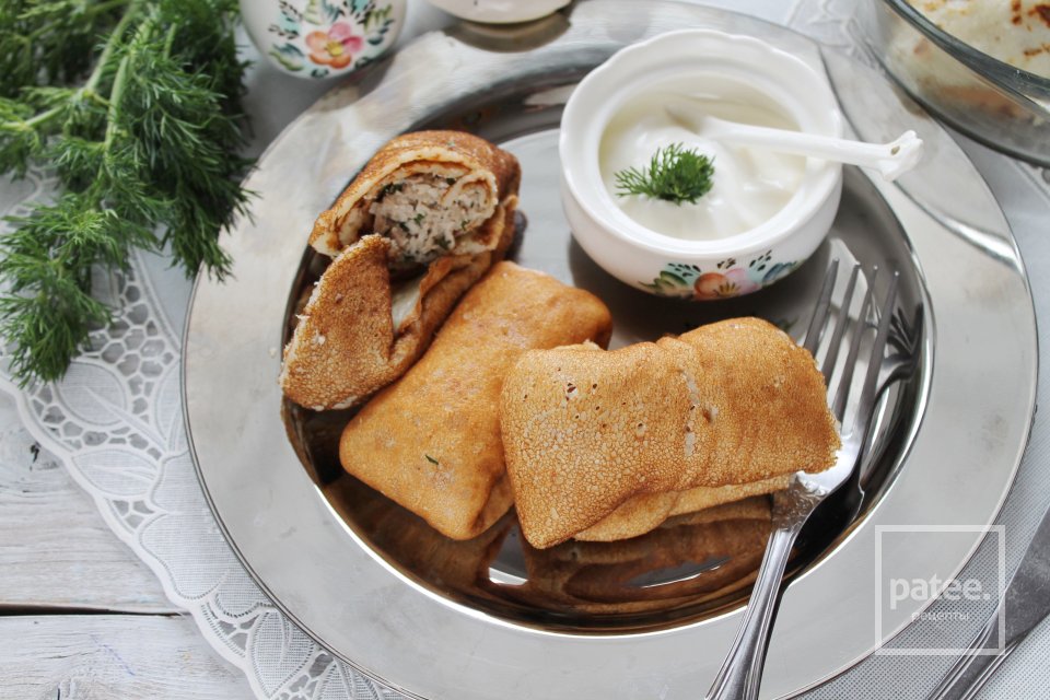 Фаршированные блинчики с мясом - Шаг 15