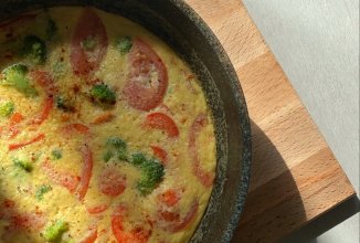 Омлет с овощами в духовке