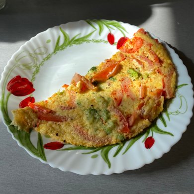 Омлет с овощами в духовке - Шаг 4