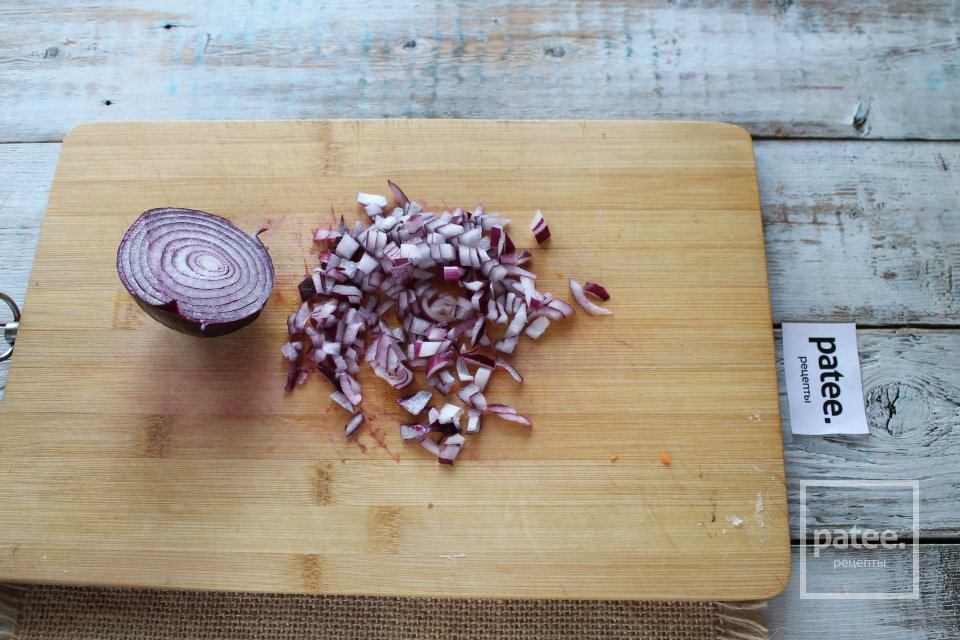 Салат Шуба с малосольной скумбрией - Шаг 3