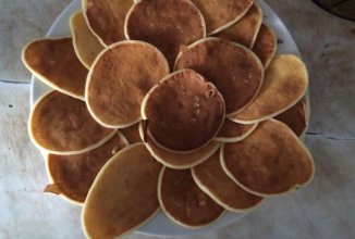 Мини-блины на кефире