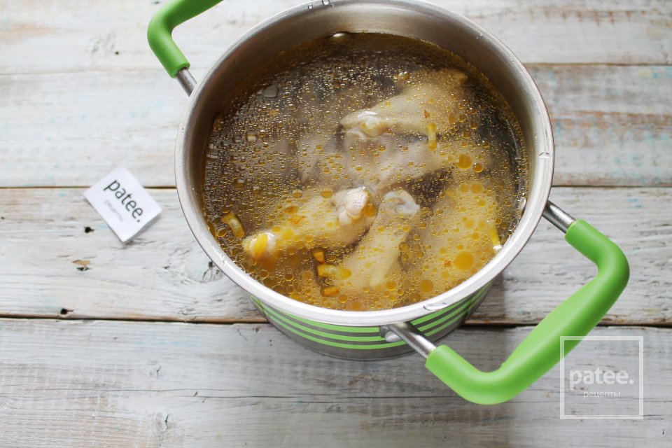 Вермишелевый суп с курицей и куркумой - Шаг 12