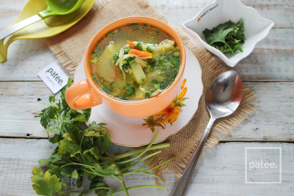 Вермишелевый суп с курицей и куркумой - Шаг 17