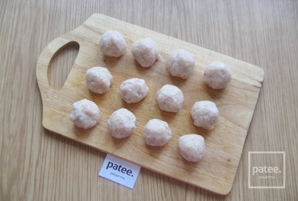 Суп с куриными фрикадельками и чечевицей - Шаг 4