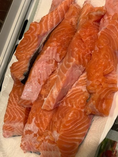 Семга малосольная в масле - Шаг 1