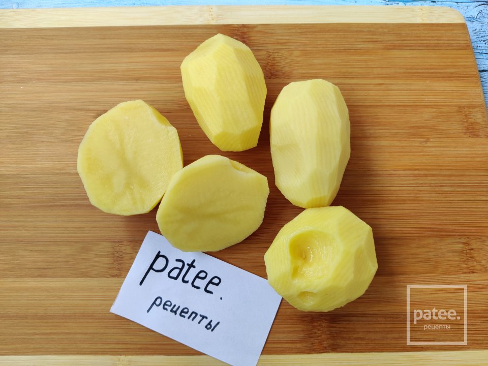 Треугольники с картофелем и грибами Хруст - Шаг 2