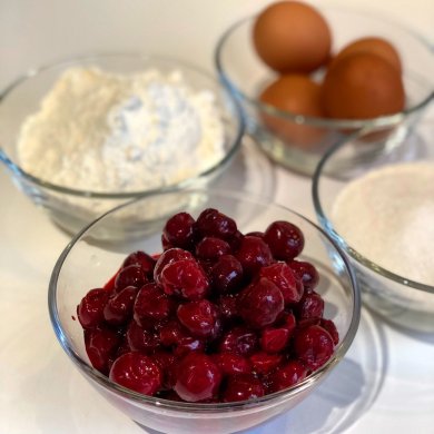 Вишневый бисквитный торт - Шаг 2