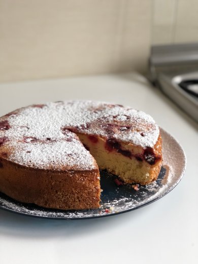 Вишневый бисквитный торт - Шаг 3