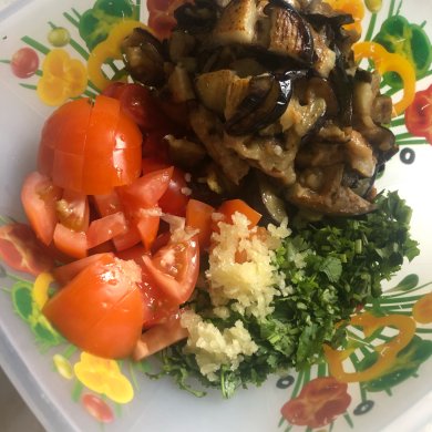 Салат из баклажанов - Шаг 4