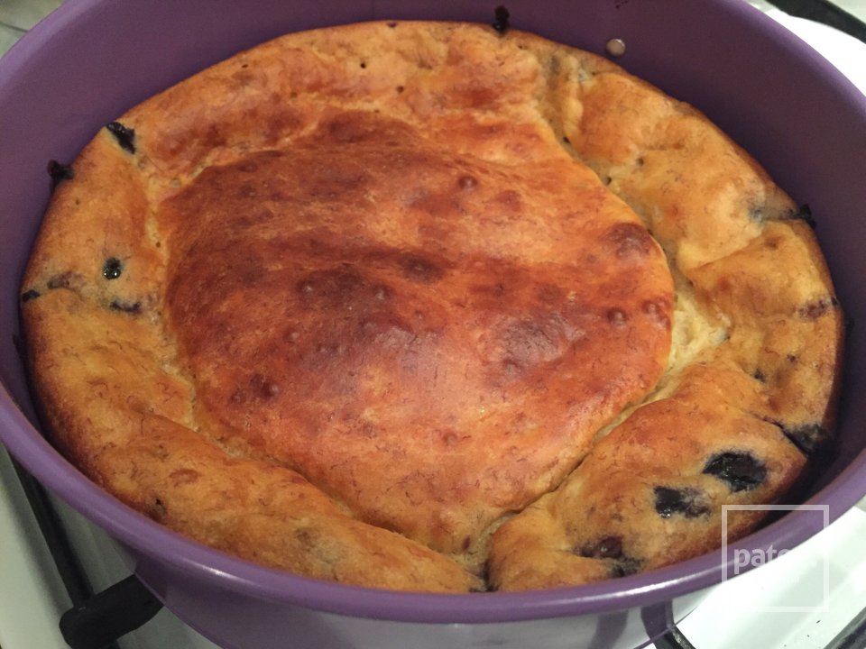 Кекс с бананом и черникой - Шаг 4