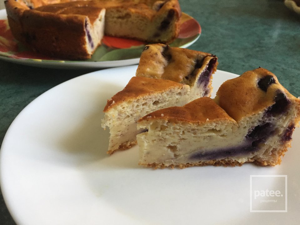 Кекс с бананом и черникой - Шаг 5