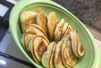 Пышные оладьи на кефире без яиц