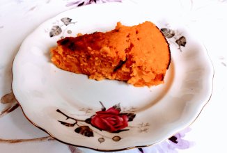 Запеканка из тыквы на кефире или йогурте