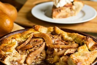 Сельский грушевый пирог