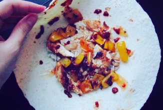 Фаршированный лаваш, запеченный в духовке