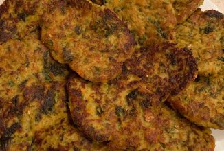 Оладьи из замороженных кабачков