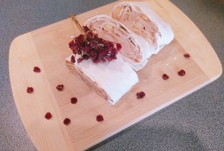 Яблочный штрудель ПП без выпечки