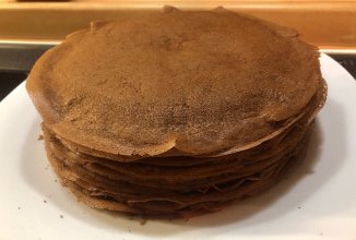 Шоколадные блины.