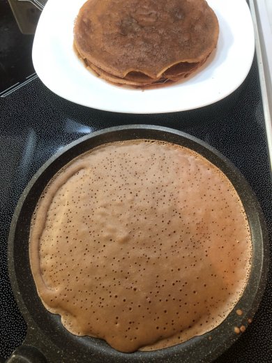 Шоколадные блины. - Шаг 2