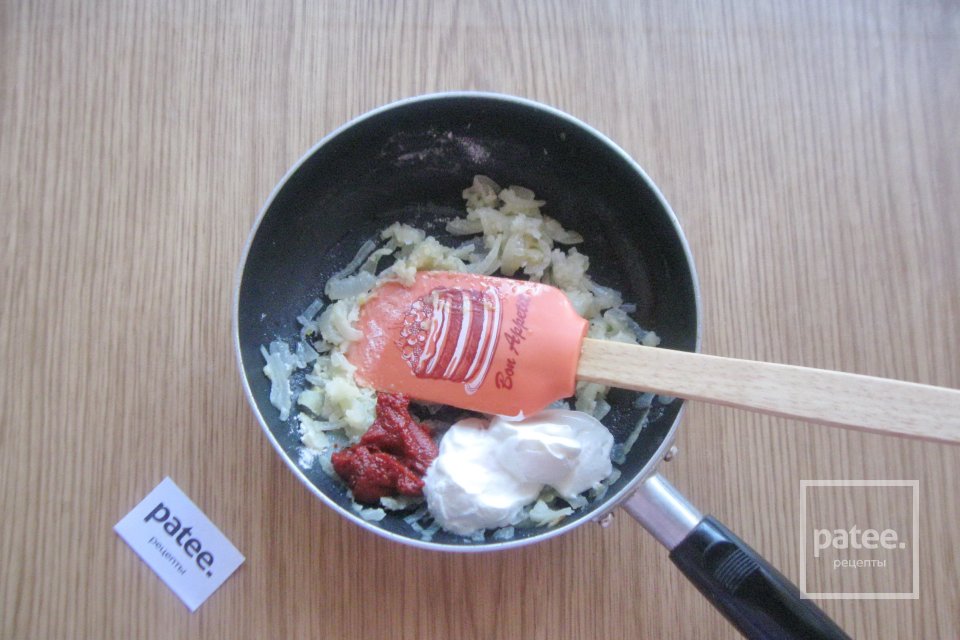 Бефстроганов из курицы - Шаг 6