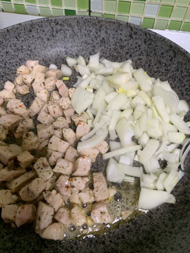 Киш с куриным филе и овощами - Шаг 3