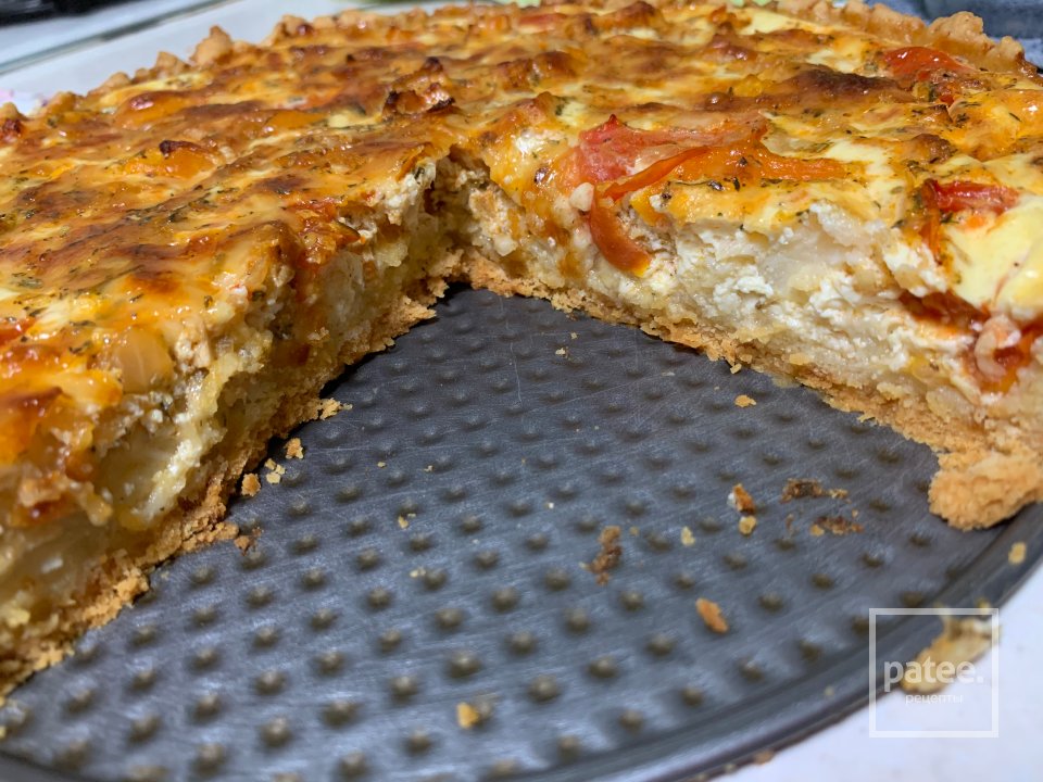 Киш с куриным филе и овощами - Шаг 8