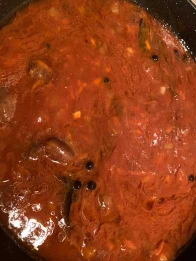 Куриные сердечки в томатно-соевом соусе - Шаг 6