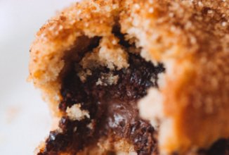 Маффины с нутеллой и корицей