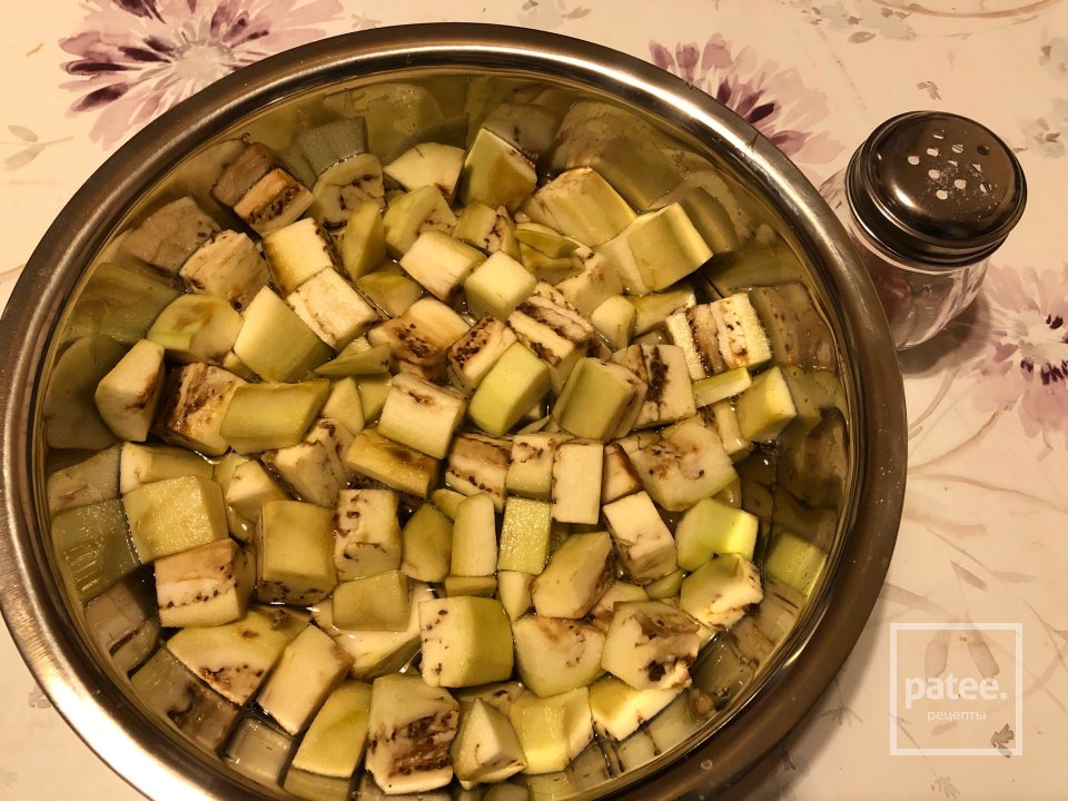 Репа, тушёная с баклажаном - Шаг 2