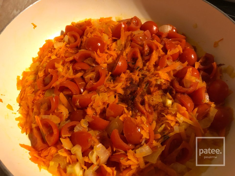 Репа, тушёная с баклажаном - Шаг 11