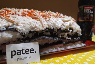 Очень вкусный Суши-торт 🍣