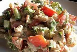 Салат Нежный с курицей