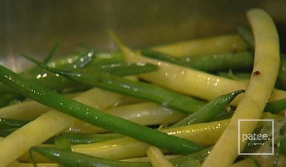 Макароны со стручковой фасолью и помидорами - Шаг 2