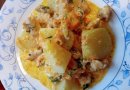 Сливочный картофель с курицей