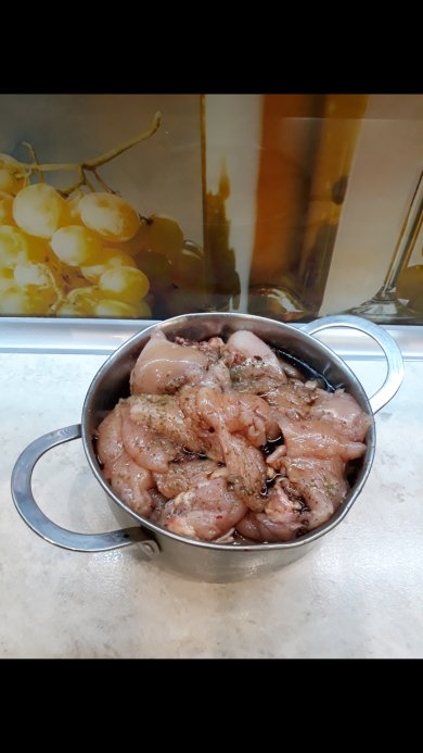 Тушёная курица с картошкой. - Шаг 2