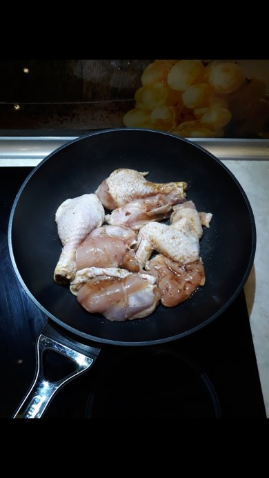 Тушёная курица с картошкой. - Шаг 3