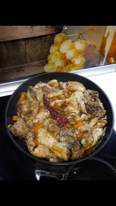 Тушёная курица с картошкой. - Шаг 7