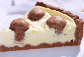 Пирог с творожным кремом