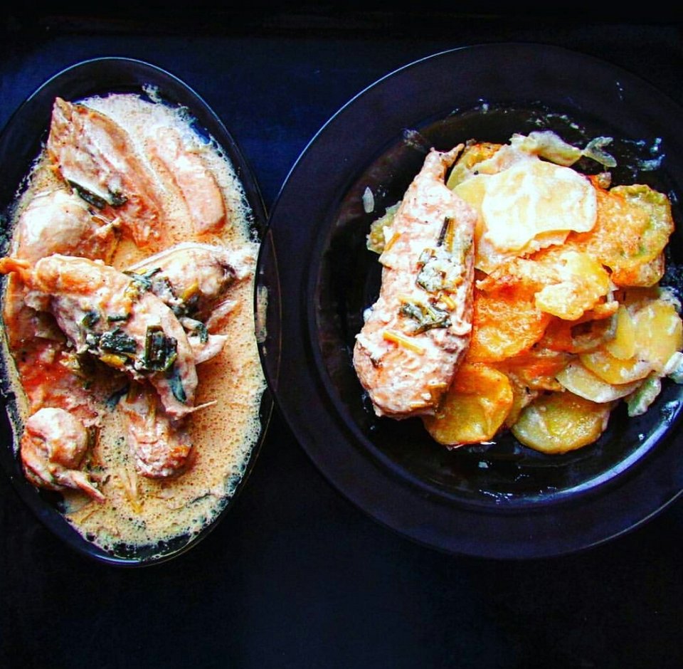 Картофель в сырном соусе а-ля де Фенуаз