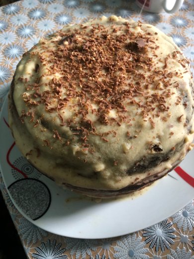 Домашний торт с орехами - Шаг 4