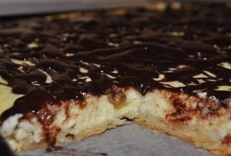 Творожная запеканка с шоколадом