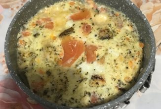 Омлет в микроволновке