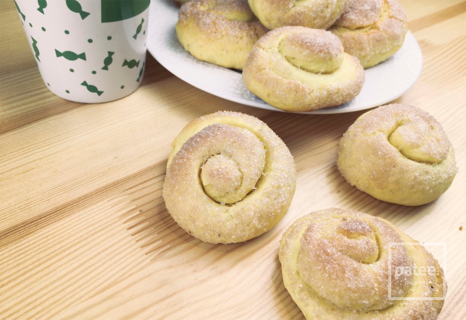 Домашнее печенье на кефире «Сахарные колечки» - Шаг 5