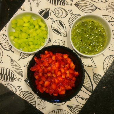 ПП десерт рикотта с фруктами - Шаг 5