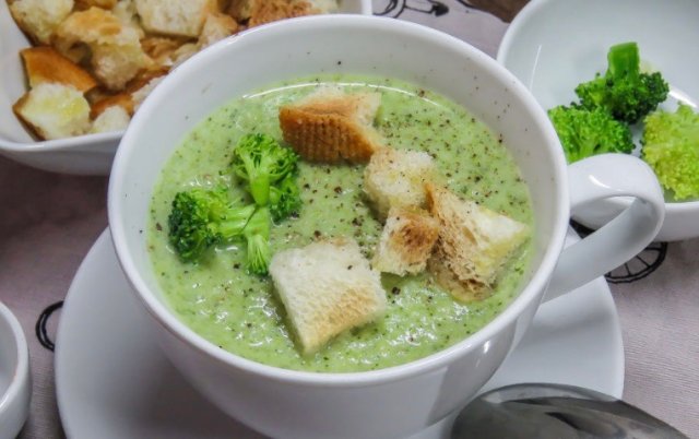 Крем - суп из брокколи