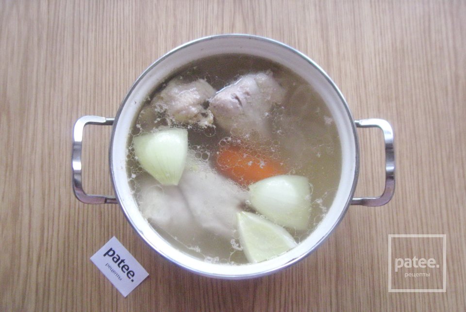 Куриный суп с лапшой удон - Шаг 3