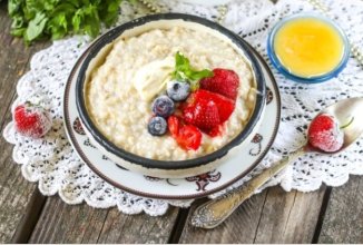 Овсянка по быстрому🌾🌾🌾