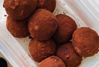 ПП творожные шарики с какао